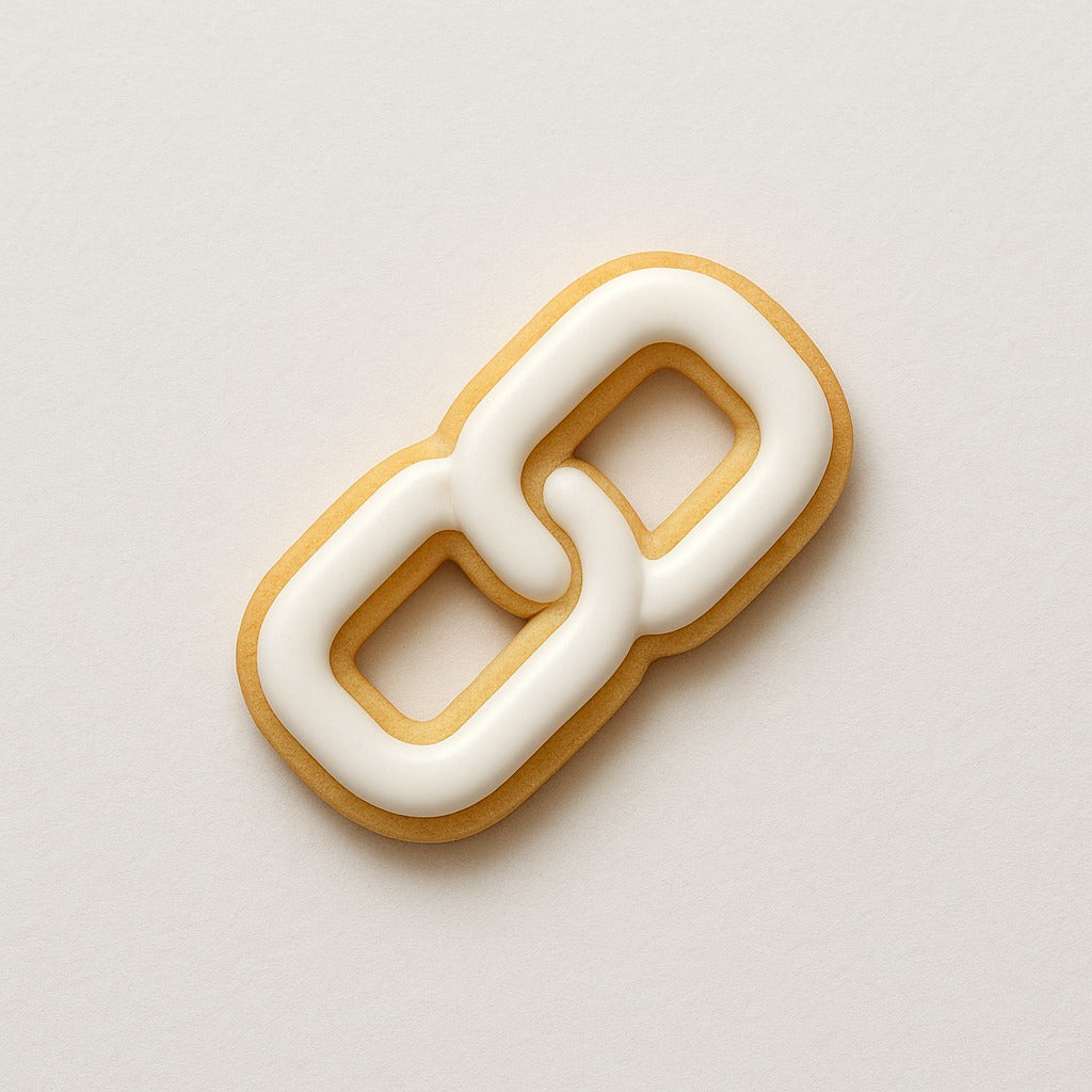 Link Connected Charms Cookie Cutter cookie cutter